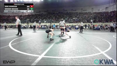 76 lbs Round Of 16 - Zeke Johnston, Dark Cloud Wrestling Club vs Brewer Brooks, Shelton Wrestling Academy