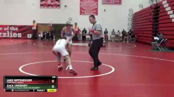 138 lbs Round 2 - Jake Niffenegger, Cinncinati LaSalle vs Zack Ungrady, Cuyahoga Valley Christian Academy
