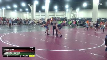 132 lbs Round 1 (6 Team) - Justin Rodriguez, Youth Impact Center Blue vs Tyler Gray, Wellington - DEV