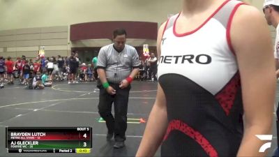 117 lbs Round 2 (6 Team) - Lydia Stevens, Metro All Stars vs Brody Jaqua, Foxfire WC