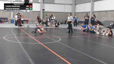 84 lbs 1st Place Match - Logan Crawford, Deer Park Ironman Wrestling Club vs Nicolas Estrada, Victory Wrestling-Central WA