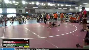 80 lbs Round 4 (8 Team) - Chance Wuhr, Backyard Brawlers vs Isaiah Waycaster, Some Tennessee Kids