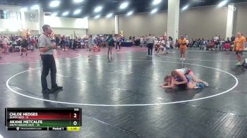 110 lbs Semis & Wb (16 Team) - Akane Metcalfe, South Dakota Heat vs Chloe Hedges, Queen Bees