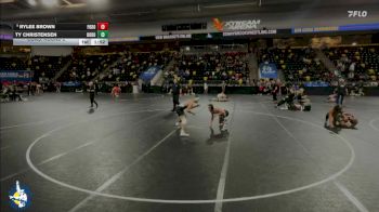 157 lbs Cons. Round 2 - Ty Christensen, Don Bosco vs Rylee Brown, Fort Dodge