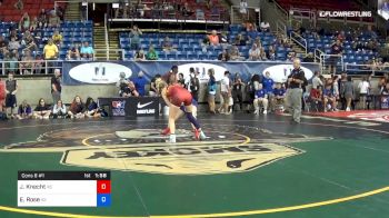 122 lbs Cons 8 #1 - Jordyn Knecht, Kansas vs Elise Rose, Kansas