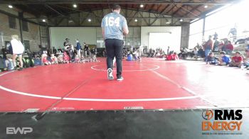 52 lbs Rr Rnd 2 - Boston Kinder, Mojo Mulisha 12u vs Levi Hughart, Raw Wrestling Club