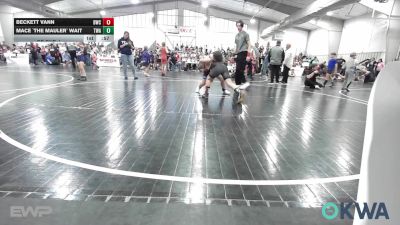 105 lbs Rr Rnd 4 - Beckett Vann, Bartlesville Wrestling Club vs Mace `The Mauler` Wait, Terminator Wrestling Academy