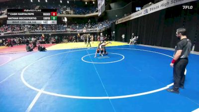 5A 144 lbs Cons. Round 3 - Cash Kartaltepe, San Antonio Wagner vs Nathan Rechtfertig, Cedar Park