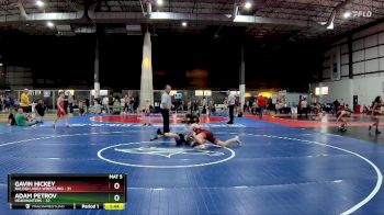 106 lbs Semifinal - Gavin Hickey, Raleigh Area Wrestling vs Adam Petrov, HeadHunters