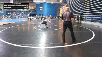 132 lbs Cons. Round 4 - AJ Stover, The Peddie School vs Nick DiFrancescantonio, Hanover Park