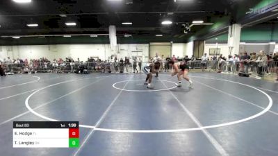 157 lbs Round Of 64 - Eric Hodge, FL vs Terry Langley, OH