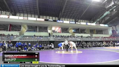 285 lbs Round 2 (4 Team) - Elijah Gutz, Lincoln East vs Kharson Montgomery, Smith Center HS