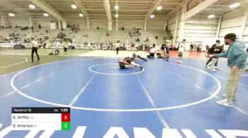 138 lbs Round Of 16 - Blue Stiffler, SC vs Gus Amerson, OR