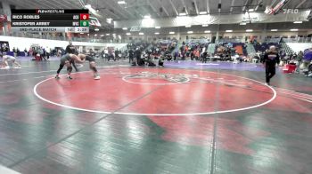 149 lbs 3rd Place Match - Rico Robles, Arizona Christian University vs Kristofer Arrey, Missouri Valley