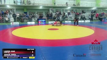 55kg Cons. Round 3 - Jasper Jung, Coast WA vs Samuel Smith, Nechako Valley Wrestling