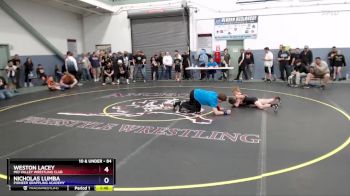 84 lbs 3rd Place Match - Nicholas Lumba, Pioneer Grappling Academy vs Weston Lacey, Mid Valley Wrestling Club