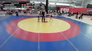131 lbs Quarterfinal - Lillian Sherer, Lock Haven University vs Ahlexa Montalvo, Misericordia