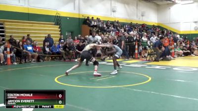 138 lbs Cons. Round 4 - Jaycion Everett, Perkins vs Colton McHale, Lebanon