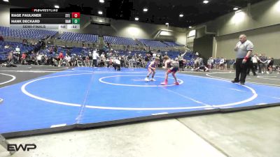 55 lbs Semifinal - Rage Faulkner, STE GENEVIEVE YOUTH WRESTLING CLUB vs Hank Deckard, Raw Wrestling Club