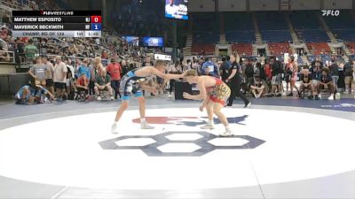 144 lbs Champ. Rd Of 128 - Matthew Esposito, NJ vs Maverick Beckwith, NY