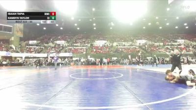 66 lbs Quarterfinal - Kamdyn Taylor, Eastside United vs Isaiah Tapia, Kalispell Wrestling Club
