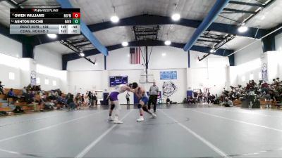 138 lbs Cons. Round 3 - Owen Williams, Mississippi School For Math And Science (MSMS) vs Ashton Roche, Rayne