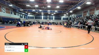 152 lbs Semifinal - Kaleigh Fuller, Montachusett vs Zoe Bradt, Winchester