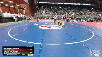 2A-126 lbs Quarterfinal - Bennett Sanford, Greybull/Riverside vs Wyatt Sylvester, Lingle-Ft. Laramie/Southeast