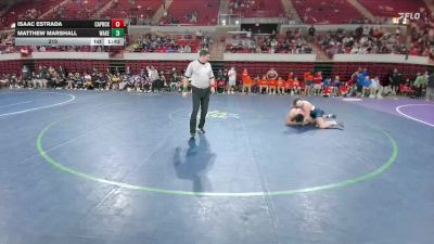 215 lbs Round 3 - 2nd Wrestleback And Semi-finals(16 Team) - Isaac Estrada, Amarillo Caprock vs Matthew Marshall, Frisco Wakeland