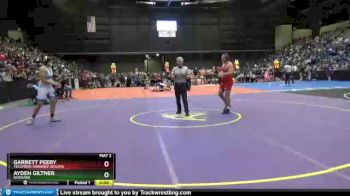5A - 220 lbs Champ. Round 1 - Garrett Peery, Tecumseh-Shawnee Heights vs Ayden Giltner, Goddard