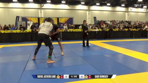 Said Dunkaev vs Rafael Azevedo Lang 2024 World IBJJF Jiu-Jitsu No-Gi Championship