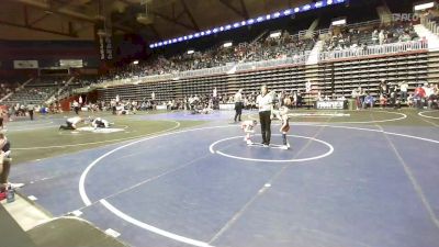 42 lbs Rr Rnd 3 - Hunter Carlyle, Mat Demon WC vs Elijah Ojeda, No Team