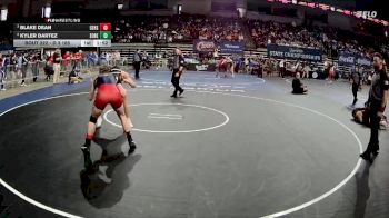 D 3 165 lbs Semifinal - Blake Dean, Christ Episcopal vs Kyler Dartez, South Beauregard