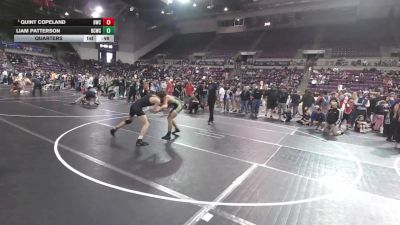 132 lbs Quarters - Quint Copeland, Bennett Wrestling Club vs Liam Patterson, Bear Cave Wrestling Club