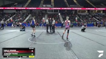 100 lbs Quarterfinal - Kyrsten Young, Renegades vs Molly Spader, WR- Topeka Blue Thunder