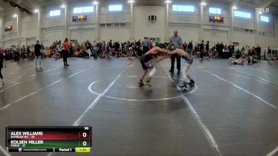 96 lbs Round 2 (10 Team) - Alex Williams, Rambler WC vs Kolsen Miller, FORGE