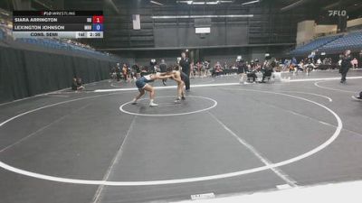 180 lbs Cons. Semi - Siara Arrington, Ottawa University vs Lexington Johnson, Missouri Baptist University