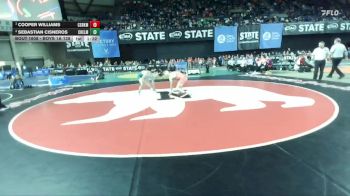Boys 1A 138 lbs 1st Place Match - Cooper Williams, Castle Rock vs Sebastian Cisneros, Chelan