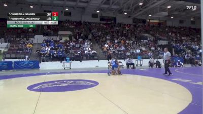 157 lbs Cons. Round 5 - Peter Hollingshead, Luther vs Christian Stanek, Central