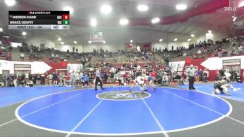 126 lbs Champ. Round 2 - Wesson Hahn, Northwood vs Drake DeWitt, Whiteland