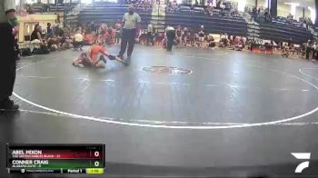 65 lbs Round 4 (6 Team) - Abel Mixon, The Untouchables Black vs Conner Craig, Alabama Elite
