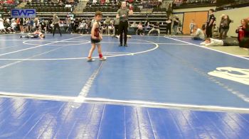 46 lbs Consolation - Teagen Martinez, Carl Albert Little League vs Nolan Elwell, Mustang Bronco Wrestling Club