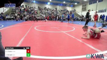 64-67 lbs Semifinal - Camden Cross, Verdigris Youth Wrestling vs Jackson Street, Battlefield Wrestling Club