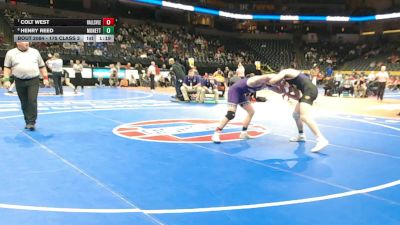 175 Class 2 lbs Champ. Round 1 - Colt West, Hallsville vs Henry Reed, Monett