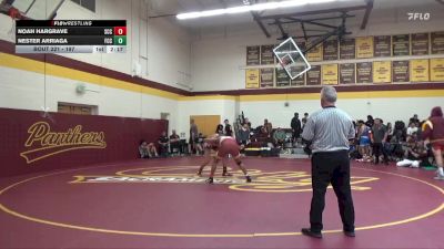 197 lbs Cons. Round 2 - Nester Arriaga, Fresno City College vs Noah Hargrave, Sacramento City College