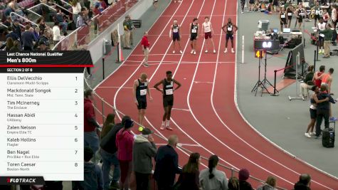 Men's 800m, Prelims 2