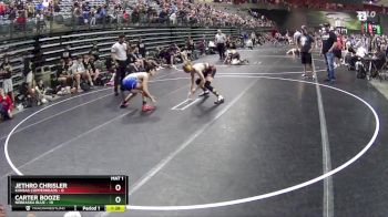102 lbs Round 1 (6 Team) - Carter Booze, Nebraska Blue vs Jethro Chrisler, Kansas Copperheads