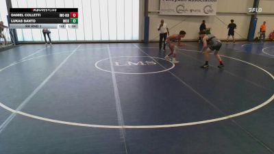 154 lbs Rr Rnd 1 - Daniel Colletti, Ruthless Black vs Lukas Santo, Micky's Maniacs White
