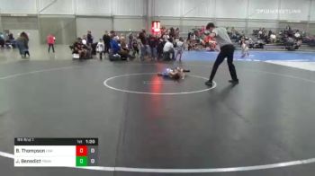 40 lbs Prelims - Braxton Thompson, Lions Elite vs Jayden Benedict, POWA