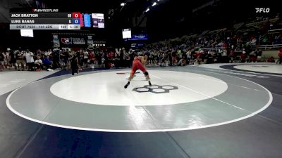 144 lbs Cons. Rd Of 32 - Jack Bratton, OH vs Luke Banas, IL
